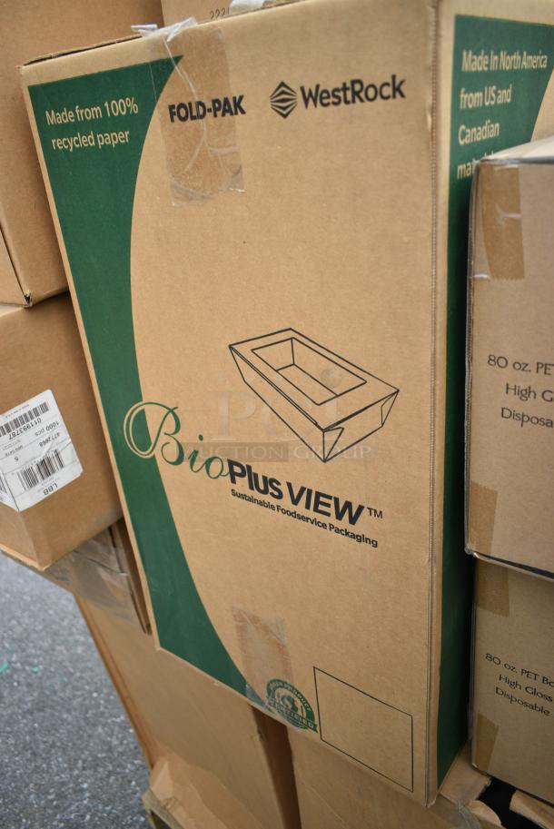 32 BRAND NEW! Boxes Including 12 Box Yoshi EMI-PTB80-10C 80 oz PET Bowls, 2 Box LBB Clear Banana Barge. 32 Times Your Bid! - Image 7 of 14