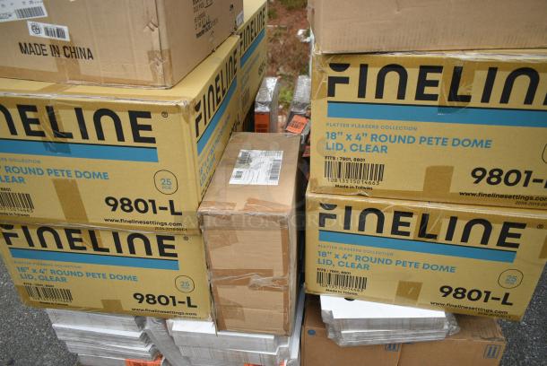 15 BRAND NEW! Boxes Including 6 Box Fineline 9801-L 18x4 Round Pete Dome Lids, 5 Box Pacific 43024 Soap Refill, Hoffmaster Placemats. 15 Times Your Bid! - Image 5 of 10