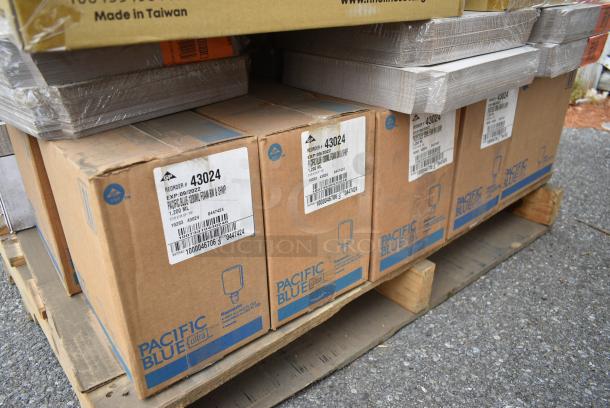 15 BRAND NEW! Boxes Including 6 Box Fineline 9801-L 18x4 Round Pete Dome Lids, 5 Box Pacific 43024 Soap Refill, Hoffmaster Placemats. 15 Times Your Bid! - Image 6 of 10