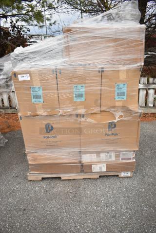 17 BRAND NEW! Boxes Including Polar Pak 02421 Lunch Box Containers, LBP Plain Kraft Large Catering Tray, Cambro 25S318167 Camrack 3 5/8" High Customizable Brown 25 Compartment Glass Rack. 17 Times Your Bid!