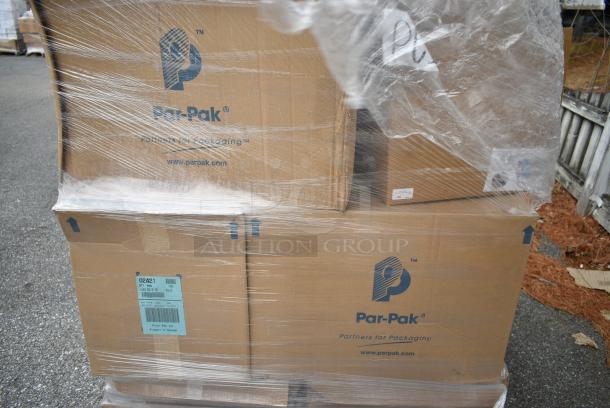 17 BRAND NEW! Boxes Including Polar Pak 02421 Lunch Box Containers, LBP Plain Kraft Large Catering Tray, Cambro 25S318167 Camrack 3 5/8" High Customizable Brown 25 Compartment Glass Rack. 17 Times Your Bid! - Image 5 of 16