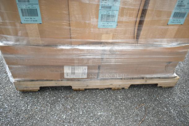 17 BRAND NEW! Boxes Including Polar Pak 02421 Lunch Box Containers, LBP Plain Kraft Large Catering Tray, Cambro 25S318167 Camrack 3 5/8" High Customizable Brown 25 Compartment Glass Rack. 17 Times Your Bid! - Image 12 of 16