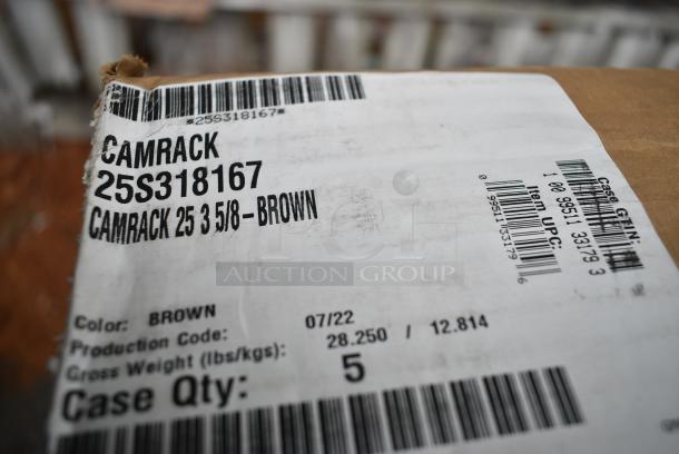 17 BRAND NEW! Boxes Including Polar Pak 02421 Lunch Box Containers, LBP Plain Kraft Large Catering Tray, Cambro 25S318167 Camrack 3 5/8" High Customizable Brown 25 Compartment Glass Rack. 17 Times Your Bid! - Image 15 of 16