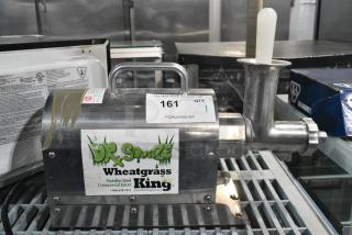 Dr Squeeze Wheatgrass King Stainless Steel Countertop Juicer. 115 Volts, 1 Phase.
