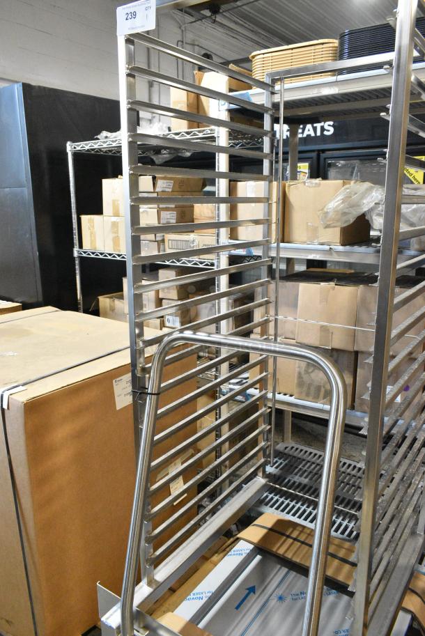 BRAND NEW SCRATCH AND DENT! Metal Commercial Pan Transport Rack for Roll in Combi Convection Oven. - Image 5 of 5