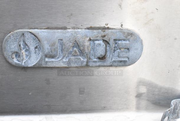 Jade Range Stainless Steel Commercial Gas Powered 6 Burner Range w/ Salamander Cheese Melter. Missing 1 Spider Grate - Image 2 of 5