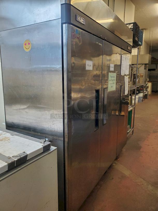 Turbo Air M3 Series 78" Solid 3-Door Reach In Freezer. - Image 2 of 3