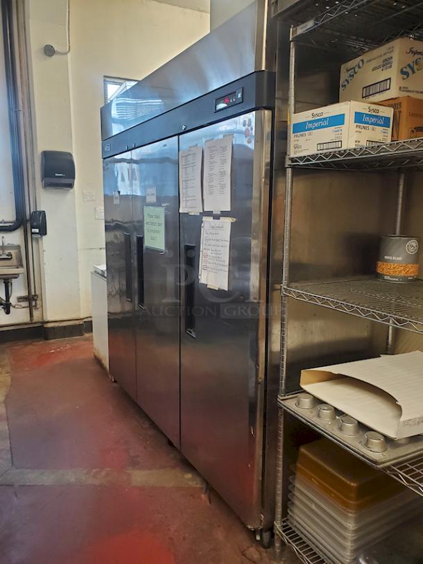 Turbo Air M3 Series 78" Solid 3-Door Reach In Freezer. - Image 3 of 3