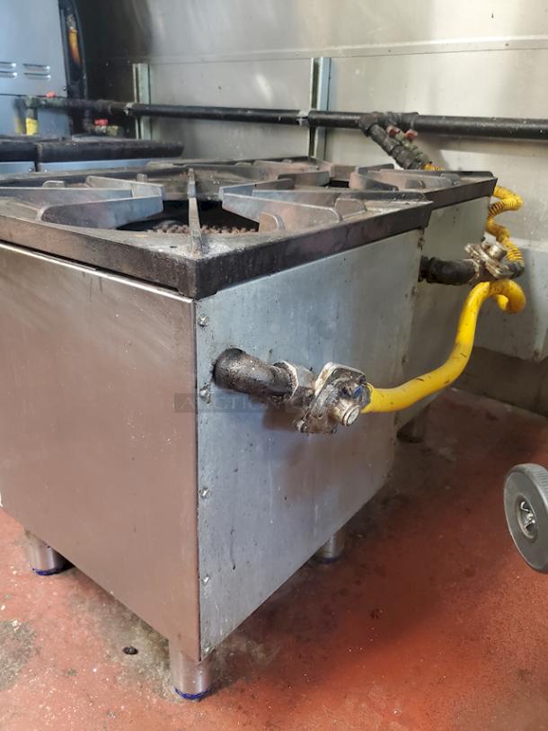 Radiance TASP-18 1 Burner Stock Pot Range, 79,000BTU, Natural Gas 18"W x 21"D x 24"H, TESTED. WORKING. - Image 3 of 5