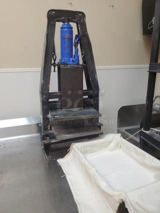 Counter Top A-Frame Press With 6 Ton Power Torque Bottle Jack