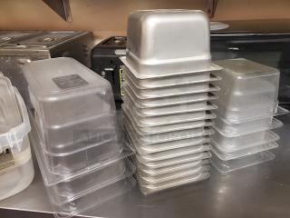 1/6 Pans, Metal. 14x Your Bid