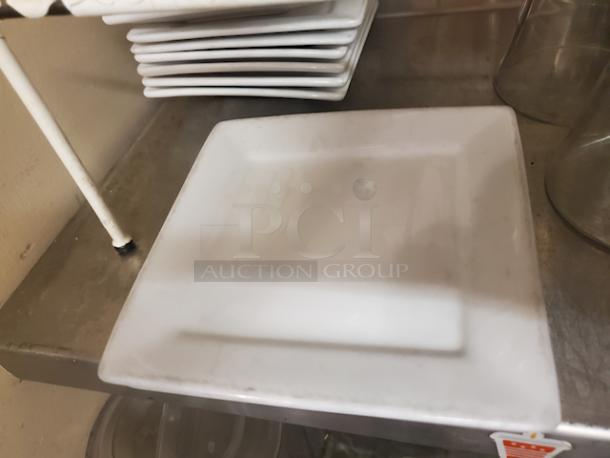 Square Plates With Raised Edges. 10x Your Bid. - Image 1 of 2