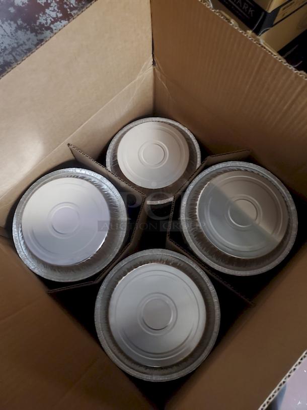 Case Of Heavy Aluminum Extra Deep Pie Pans 33oz 500/Case - Image 2 of 3