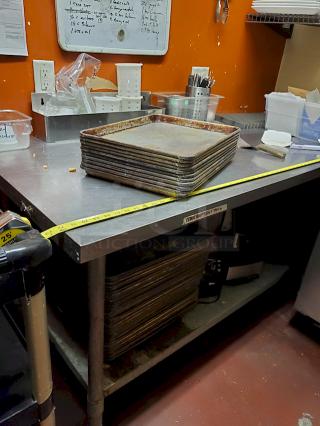 HEAVY DUTY! 30" x 72" Stainless Steel Work Table with Undershelf