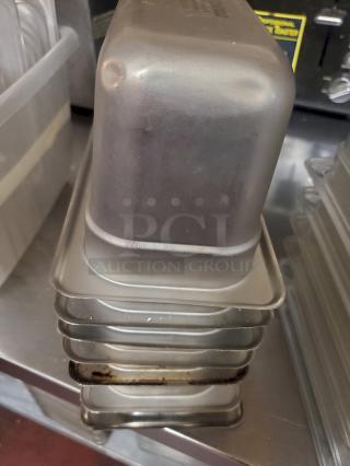1/9 Pans, Steel. 7x Your Bid.