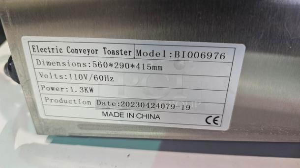 Electric Conveyor Toaster. New Out of Box! - Image 3 of 7