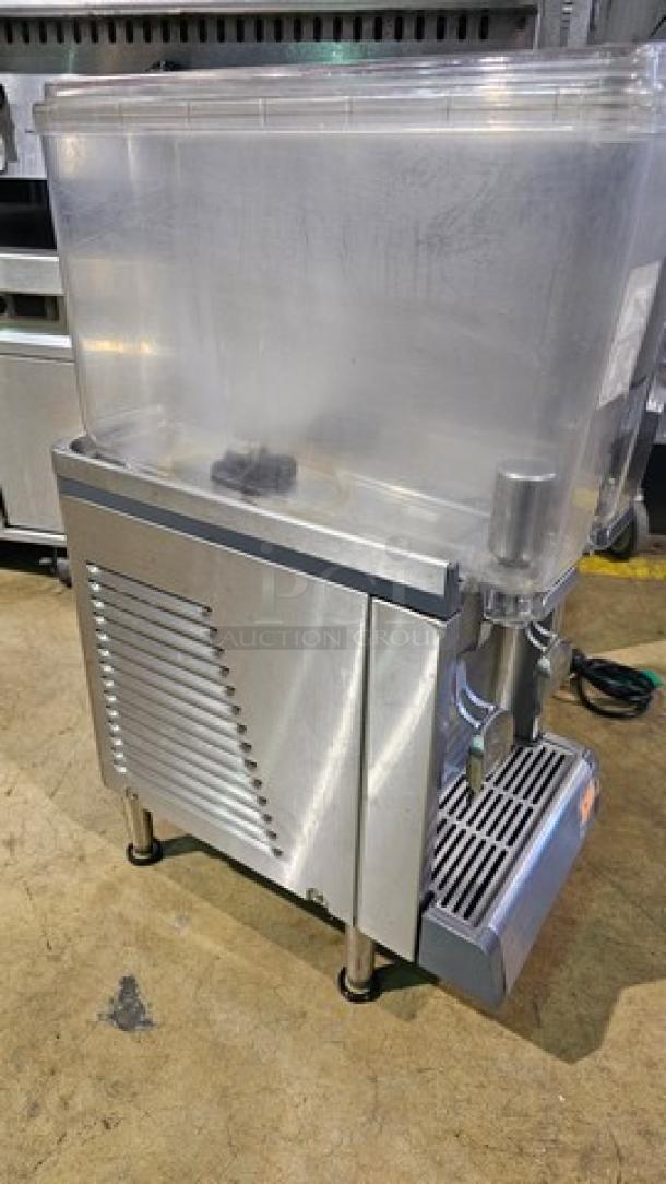 Crathco Mini CS-2E/1D-16 Simplicity Bubbler Series Double 2.4 Gallon Bowl Premix Cold Beverage Dispenser. 120V, 60Hz, 3.6A - Image 2 of 5