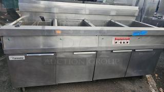 Frymaster SCFHD460GNT Gas Fryer - (4) 80 lb Vats, Floor Model, Natural Gas