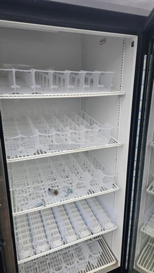 True Upright Retail Merchandiser Refrigerator, 2 Full Glass Swing Doors - Image 2 of 6