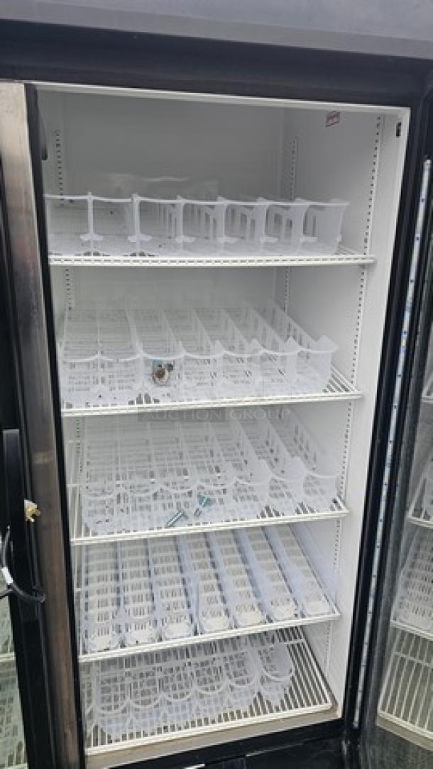 True Upright Retail Merchandiser Refrigerator, 2 Full Glass Swing Doors - Image 2 of 5