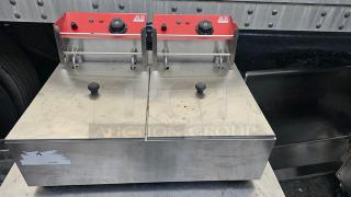 ALD Double Fryer | 2-Basket Electric Countertop Fryer