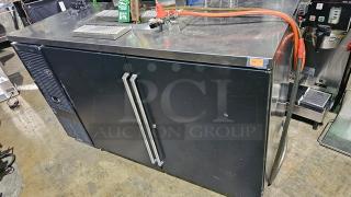 Perlick BBS60 60" Two Section Refrigerated Self-Contained Back Bar Cooler