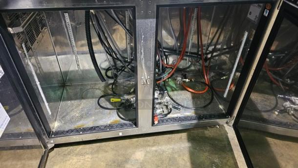 Perlick BBS60 60" Two Section Refrigerated Self-Contained Back Bar Cooler - Image 2 of 8