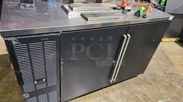 Perlick BBS60 60" Two Section Refrigerated Self-Contained Back Bar Cooler - Image 8 of 8