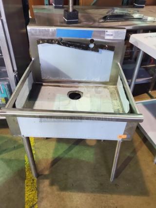 Advance Tabco 1 Compartment Stainless Steel Sink