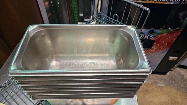 Lot of 9 Stainless Steel Food Pans (9xBid) - Image 2 of 3