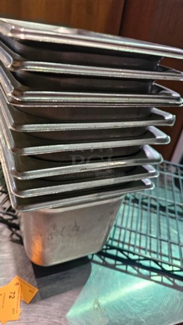 Lot of 9 Stainless Steel Food Pans (9xBid) - Image 3 of 3