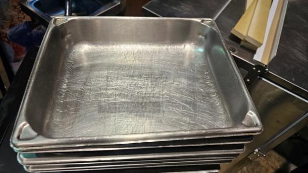 Lot of 10 Stainless Steel Food Pans (10xBid) - Image 1 of 3