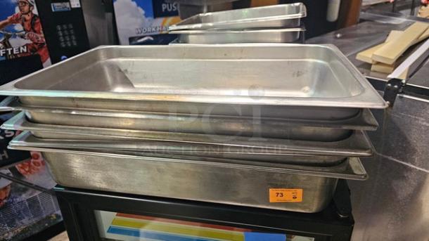 Lot of 5 Stainless Steel Food Pans (5xBid) - Image 3 of 3