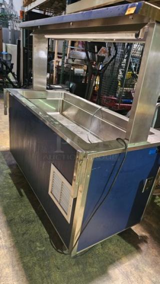 Vollrath 37066 Serving Counter, Cold Food. 1/4 HP, 120V, 60 Hz, 1 PH
