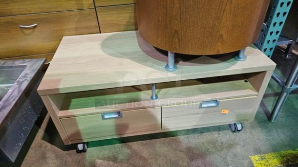 Mobile Low Cabinet w/ two Drawers - Image 3 of 3