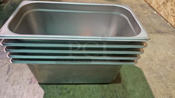 Lot of 5 Stainless Steel Food Pans (5xBid) - Image 1 of 3