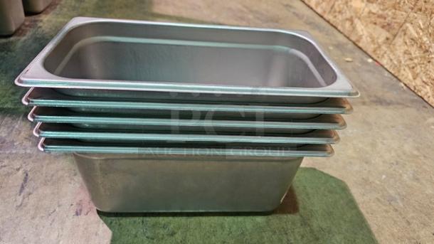 Lot of 5 Stainless Steel Food Pans (5xBid) - Image 3 of 3
