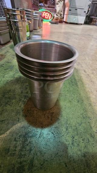 Lot of 5 Stainless Steel Bain Maries (5xBid)
