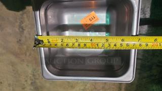 Lot of 4 Stainless Steel Food Pans (4xBid)