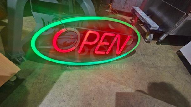 MystiGlo LED "Open" Sign. - Image 3 of 3