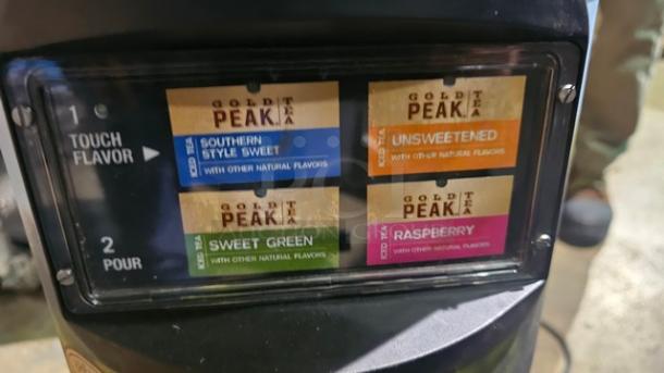 Wunder-Bar 4 Flavor Coca Cola Gold Peak Ice Tea Dispensing Tower WB-RT-4-N. 120 VAC, 45 A, 60 Hz - Image 2 of 4