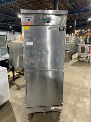 Winston Commercial Stainless Steel Heated Holding Cabinet/Food Warmer! With Front & Rear Pass-Through Doors! With Built In Pan Racks! On Casters! 120V! Model: HA4522GE SN: 20010919-011!