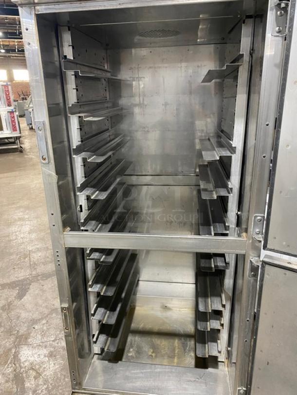 Winston Commercial Stainless Steel Heated Holding Cabinet/Food Warmer! With Front & Rear Pass-Through Doors! With Built In Pan Racks! On Casters! 120V! Model: HA4522GE SN: 20010919-011! - Image 5 of 9