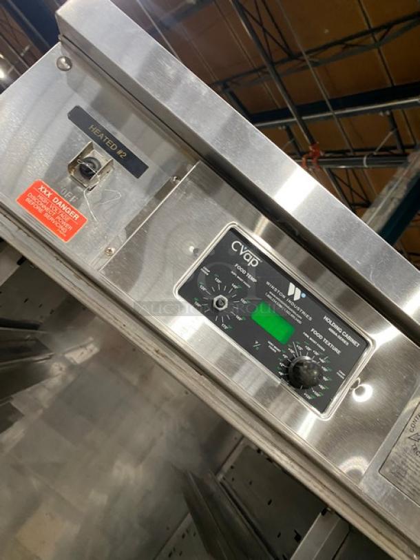 Winston Commercial Stainless Steel Heated Holding Cabinet/Food Warmer! With Front & Rear Pass-Through Doors! With Built In Pan Racks! On Casters! 120V! Model: HA4522GE SN: 20010919-011! - Image 7 of 9