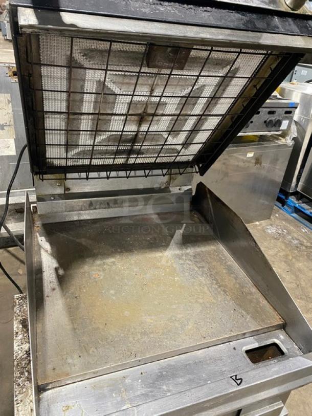 Lang Commercial Stainless Steel Natural Gas Powered Infrared Clamshell Griddle! On Cart With Casters! 1 Phase! Model: CSG24-NATMG SN: CSG240816A0007! - Image 5 of 7