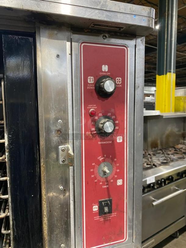 Blodgett Energy Star Commercial Stainless Steel Electric Powered Double Stacked Convection Oven! With Wired Oven Racks! SN: C32913LAOSSS! On Stand With Casters! 2X Your Bid Makes One Unit! - Image 7 of 9