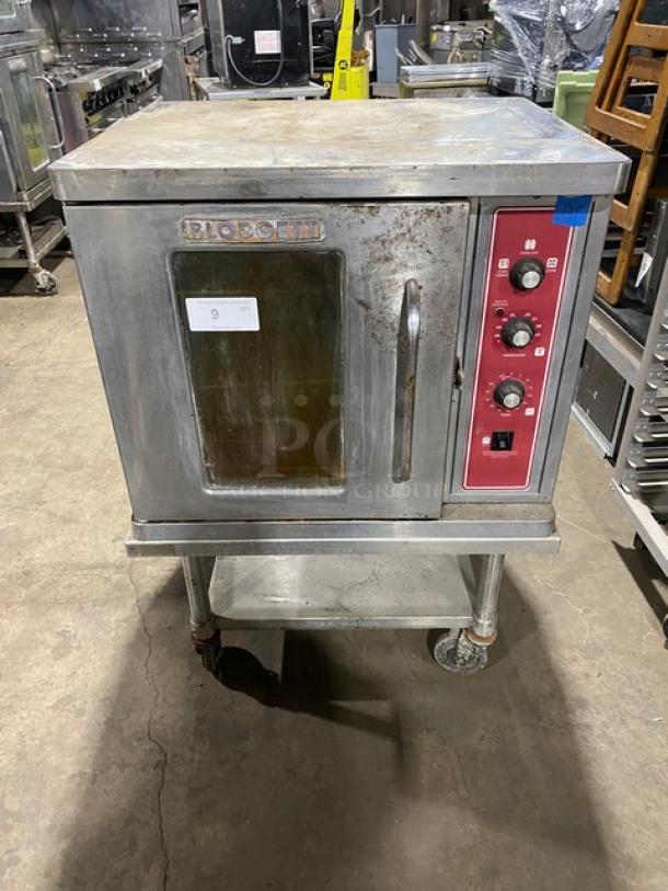 Blodgett Commercial Stainless Steel Electric Powered Single Stack Convection Oven! With Wired Oven Racks! SN: 120913LA092S! On Single Shelf Cart With Casters! - Image 1 of 8
