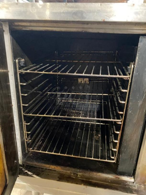 Blodgett Commercial Stainless Steel Electric Powered Single Stack Convection Oven! With Wired Oven Racks! SN: 120913LA092S! On Single Shelf Cart With Casters! - Image 5 of 8