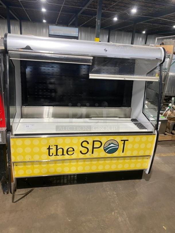 Federal Industries Commercial High Profile Refrigerated Open Grab-N-Go Display Case Merchandiser! With Energy Saving Night Curtains! With Adjustable Shelf! Model: RSSM560SC-3 SN: 08111052558! 120/208-240V 1 Phase! - Image 1 of 6