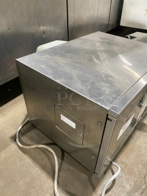 Sharp Dunkin Donuts Style Commercial Stainless-Steel Heavy-Duty Countertop Microwave Oven! Model: R23GT SN: 12733! - Image 3 of 8